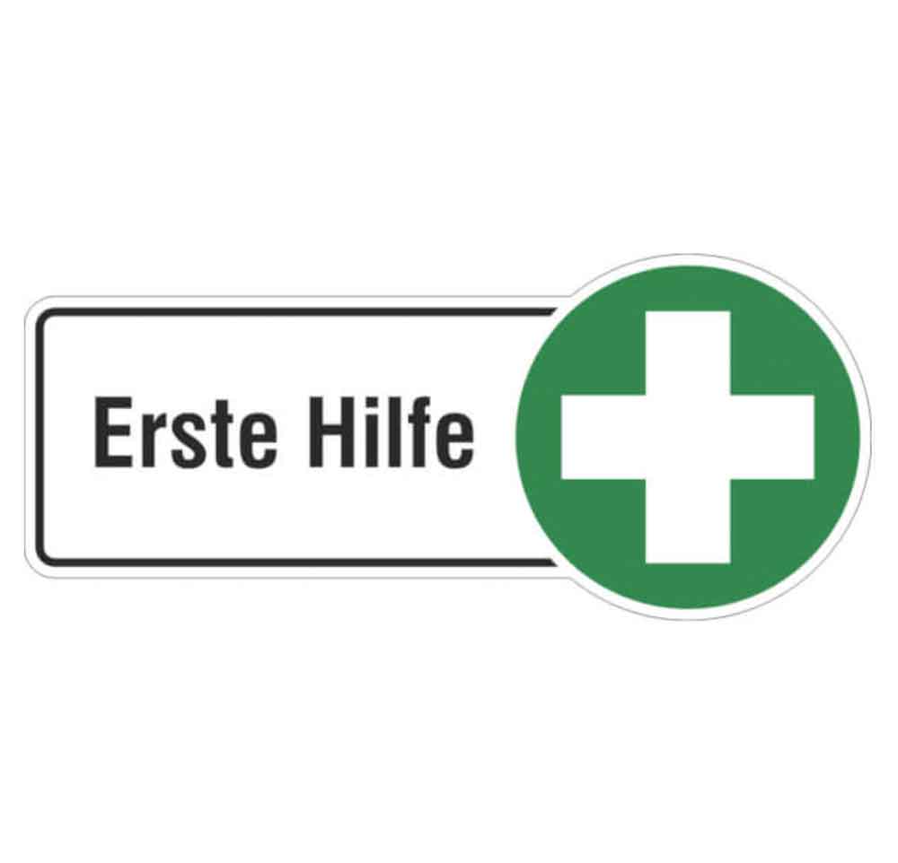 Rondenschild - Erste-Hilfe - in 3 Ausführungen