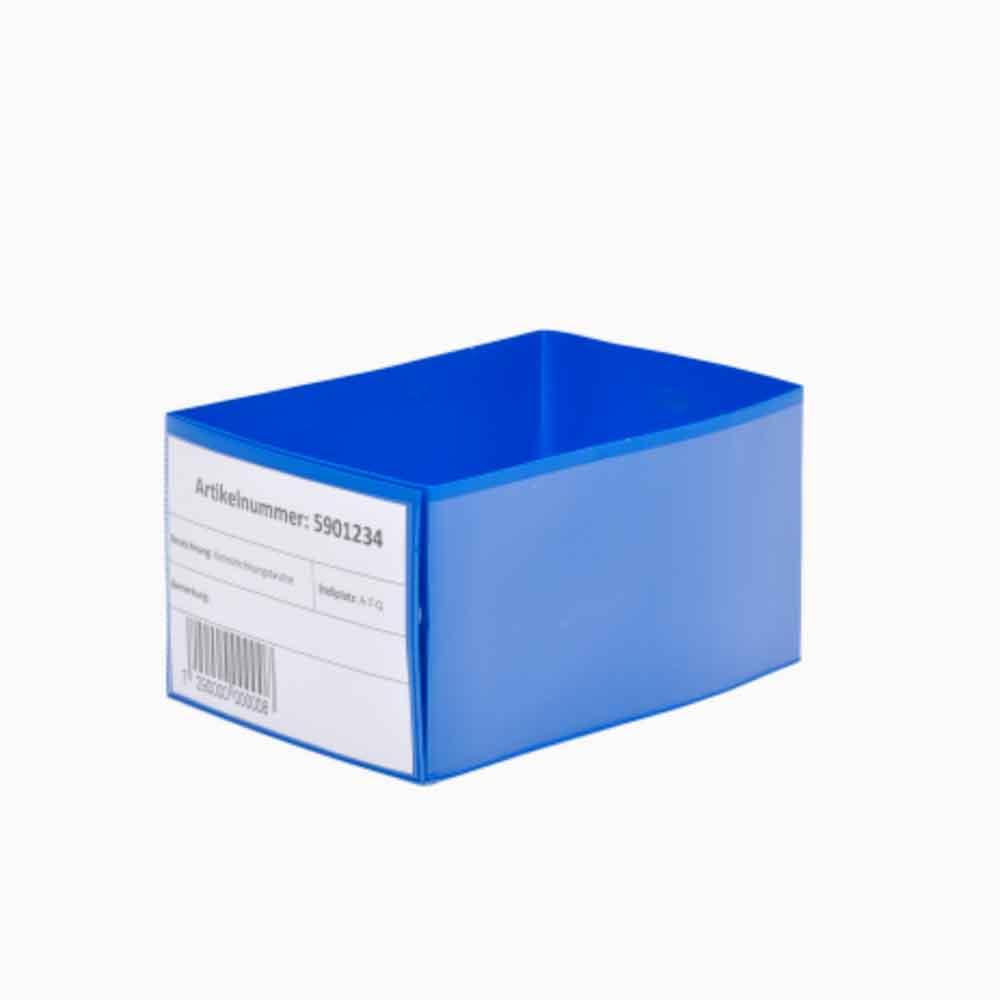 Palettenfussbanderole - starke PVC-Folie - Blau