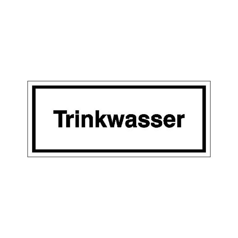 Hinweisschild - Wald- und Freizeitanlagen - Text: Trinkwasser