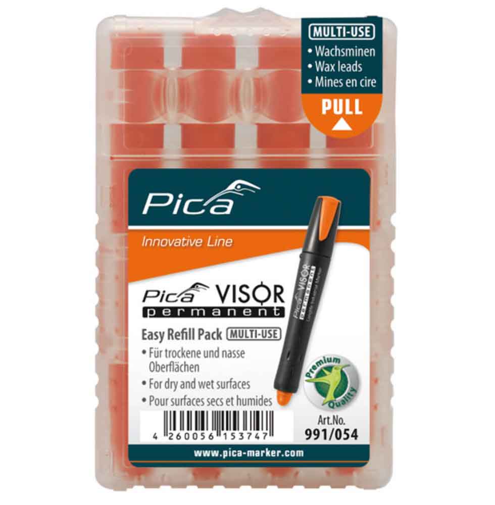 Pica Visor Permanentmarker - Ersatzminen-Set in 7 Farben
