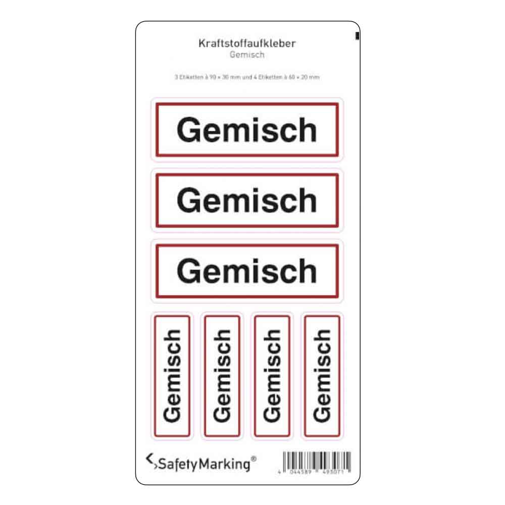 Hinweisschild für Gas-, Heizungs-, Tankanlagen - 4 verschiedene Texte