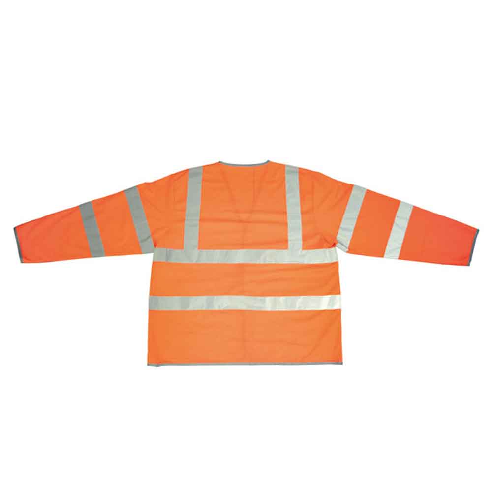 Hi-Vis Leichte Warnjacke Andorra - 6 Größen - in Gelb oder Orange - ohne Werbeanbringung