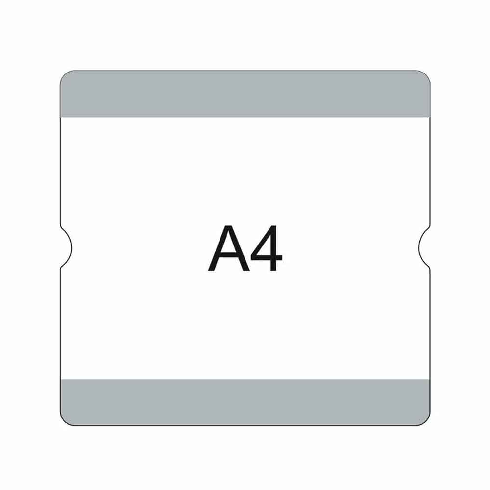Beschriftungstaschen - selbstklebend - für den Innenbereich - DIN A4 Einleger