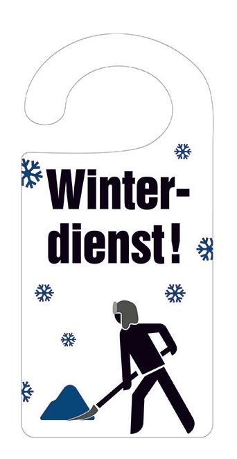 Türanhänger - Grundbesitz - Winterdienst!