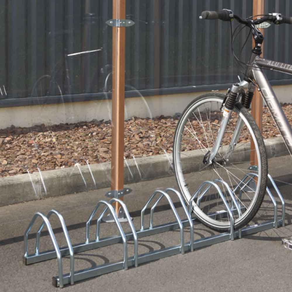 Fahrradständer mit 3 - 4 oder 5 Stellplätzen - zweiseitige Radeinstellung