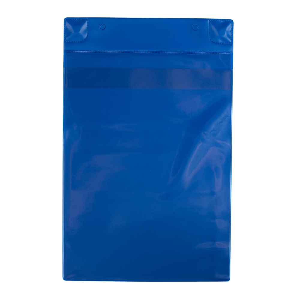 Magnet Taschen mit Regenschutzklappe - aus PVC - DIN A4 hoch und quer - 4 Farben