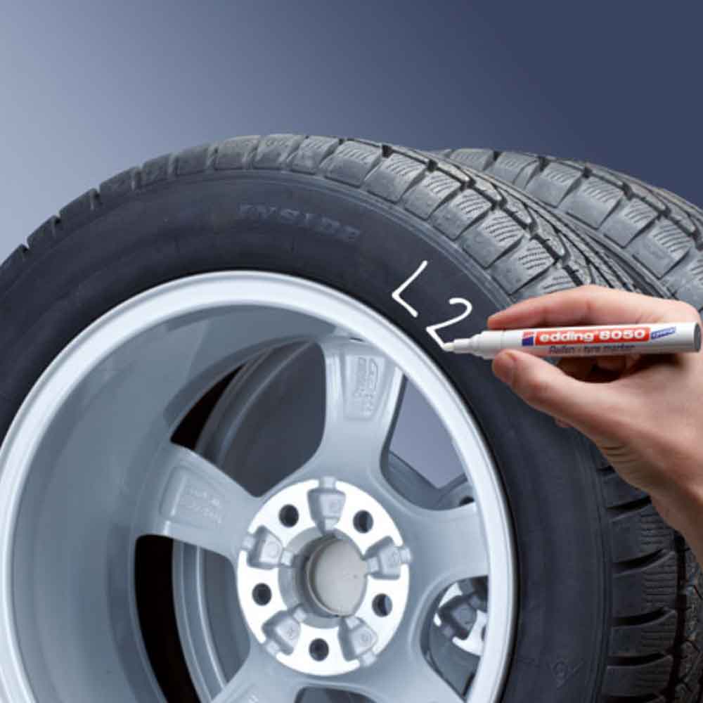 Edding 8050 Reifenmarker - für Reifen und andere Gummiteile