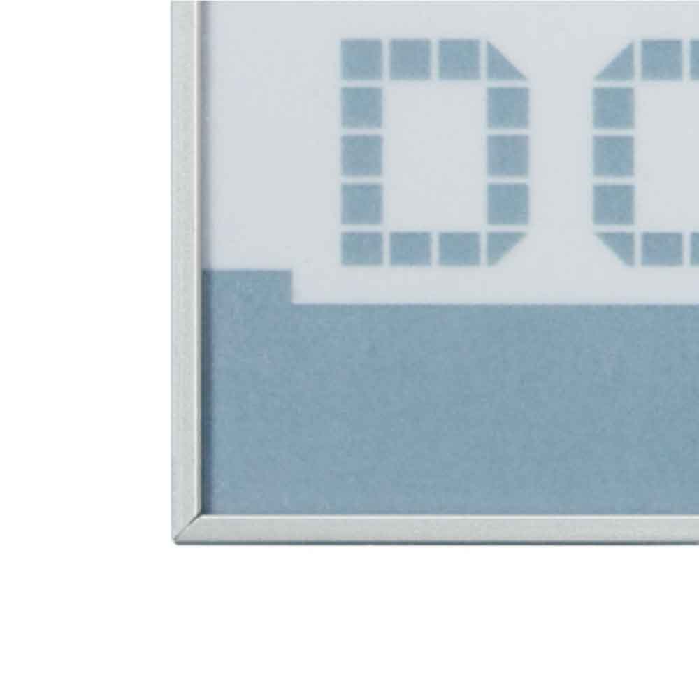 NEW AGE Infotafel und Wegweiser - Acrylglas mit Alu-Rahmen - flache Bauweise