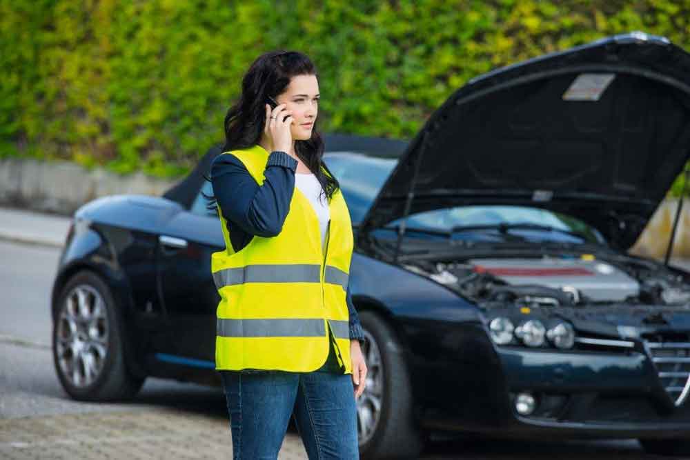 Warnwesten im Strassenverkehr